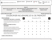 Tablet Screenshot of calendrier-novembre.com